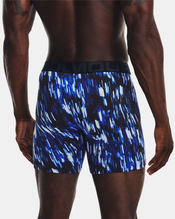 Men's Charged Cotton® 6" Boxerjock® – 3-Pack, Blue, pdpMainDesktop image number 1